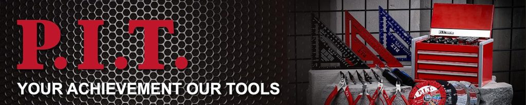 P.I.T. brand logo and product lineup - View 2